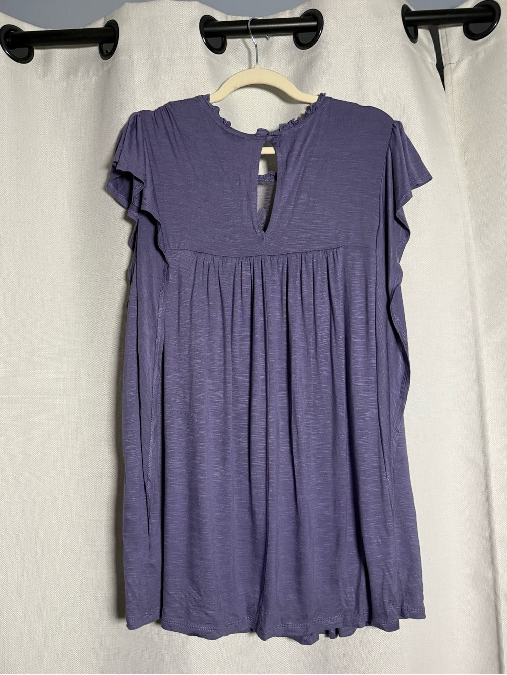 Torrid K Heron Lace Insert Flutter Short Sleeve Top Size 3X - Picture 2 of 9